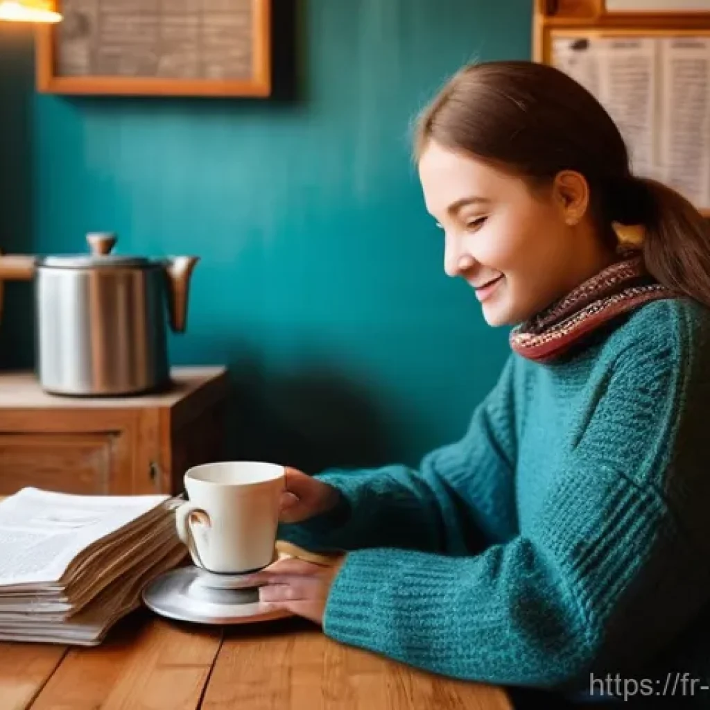 러시아 지역별 방언 차이 - A cheerful young woman, a language enthusiast and travel influencer, is sitting comfortably in a rus...
