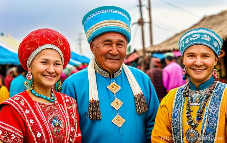 러시아 민족 분포 - **Siberian Nomadic Life:** An authentic depiction of a Nenets family in the vast, snow-covered tundr...
